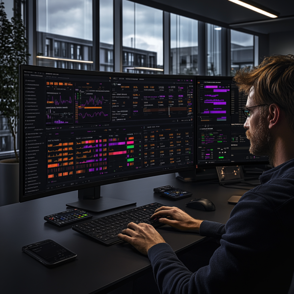 Itinai.com professional workspace person analyzing a digital 3b3bcdcb a8a7 4ab4 b876 1eb2e89efd04 3