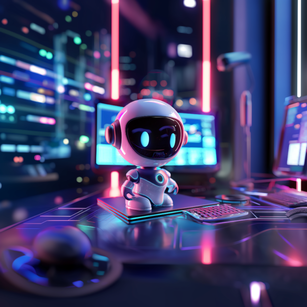 Itinai.com little cute ai bot on the monitor screen distant ima 0005462e b0f0 4d96 ae85 4ca1cda6c7cc